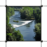 Bétharram, retraite spirituelle · Le Gave de Pau vu du Calvaire · © stockli