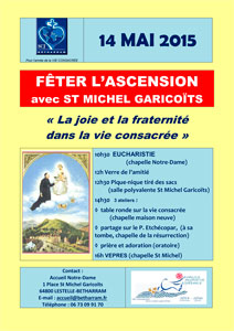 Fêter l'ascension à Bétharram